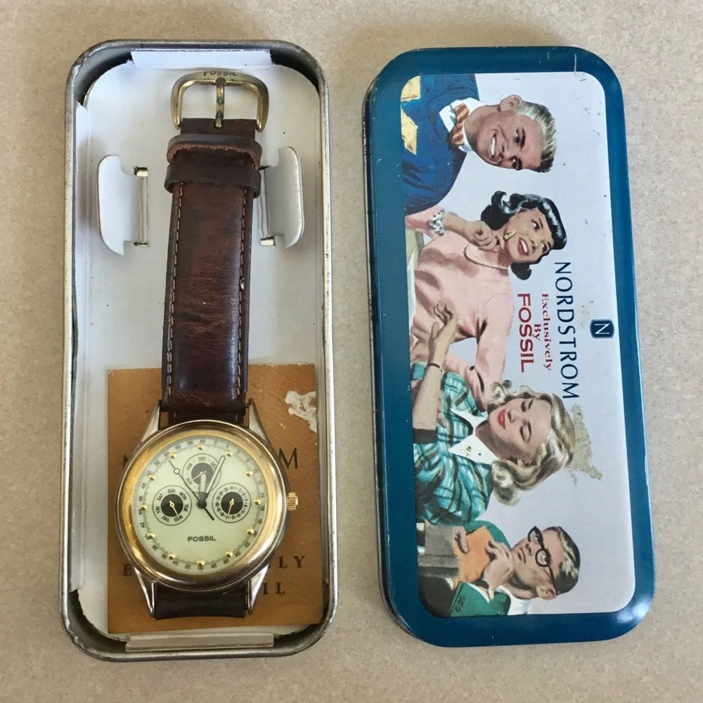 1995 RARE FOSSIL CHRONOGRAPH WATCH BQ-8473